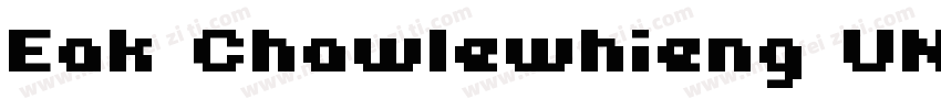 Eak Chawlewhieng UNI字体转换